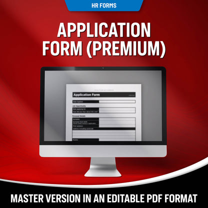 Job Application Form Premium