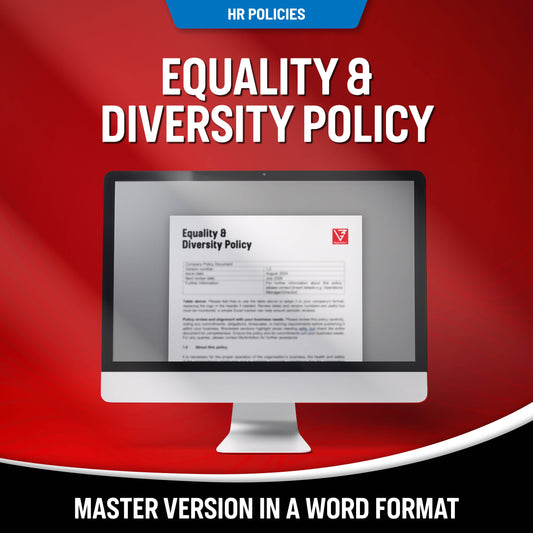 Equality & Diversity Policy Template