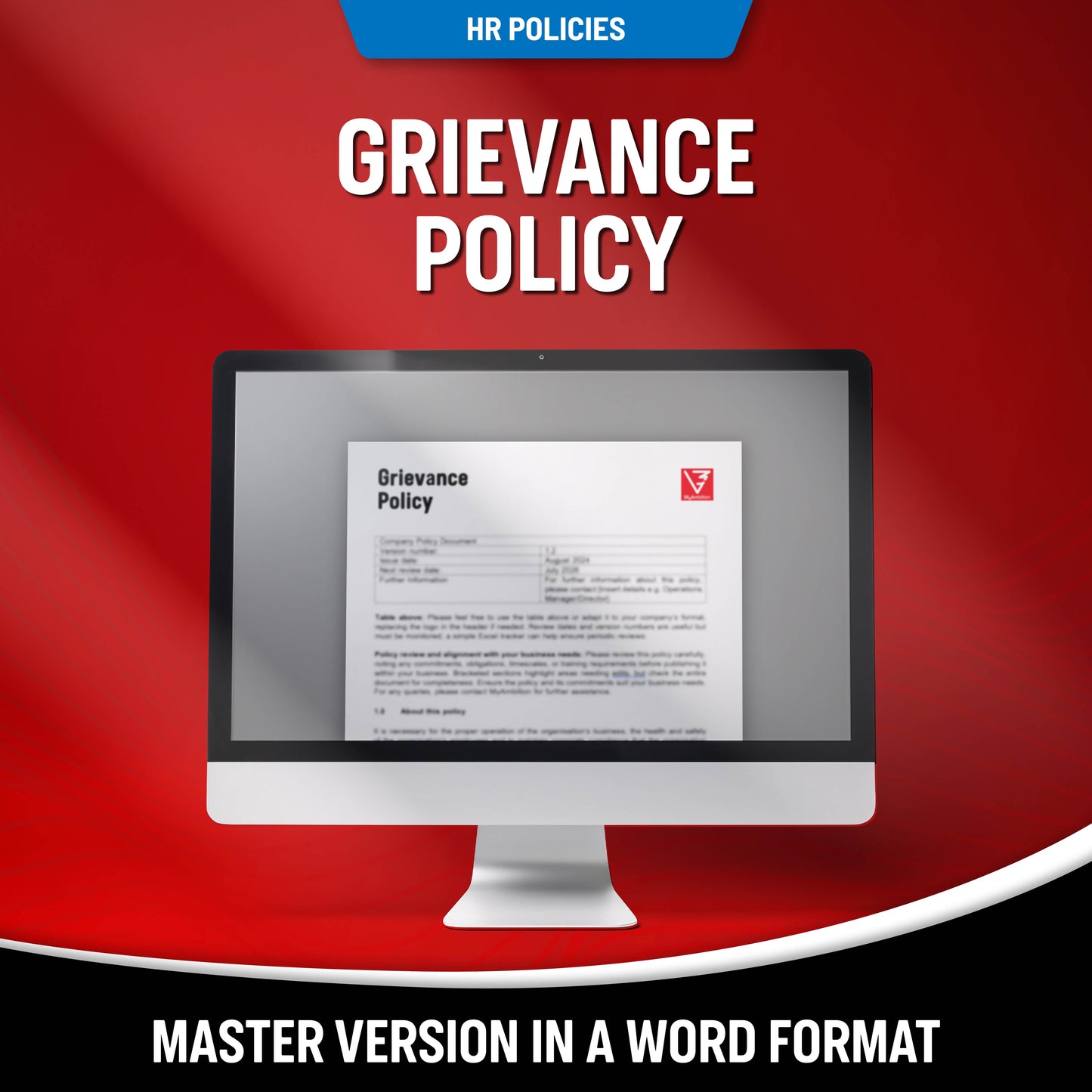 Grievance Policy Template
