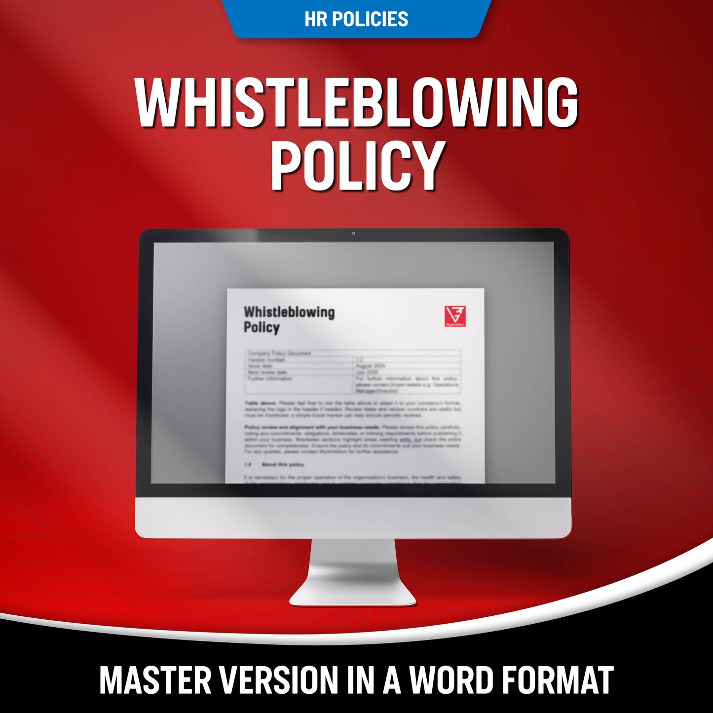 Whistleblowing Policy Template